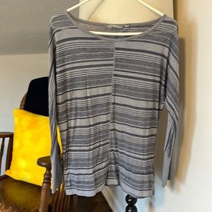 Athleta striped long sleeve shirt
